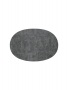 Guzzini, Tovaglietta ovale double-face Fabric grigia